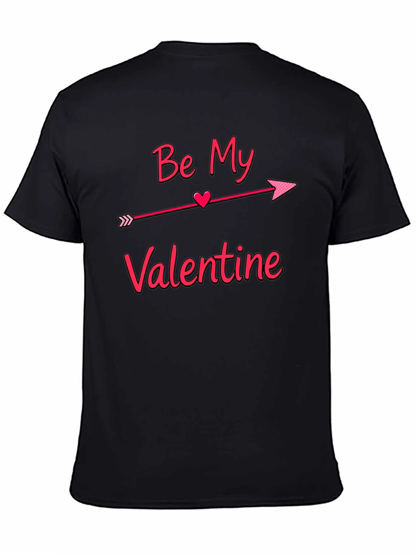 Be My Valentine T-Shirt - Arrow Heart Design