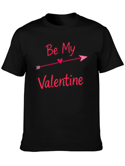 Be My Valentine T-Shirt - Arrow Heart Design