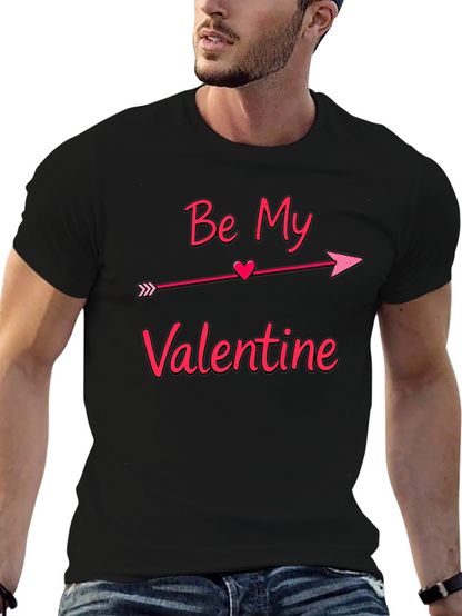 Be My Valentine T-Shirt - Arrow Heart Design