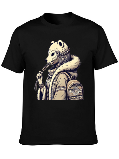Bear Mask Graphic Tee