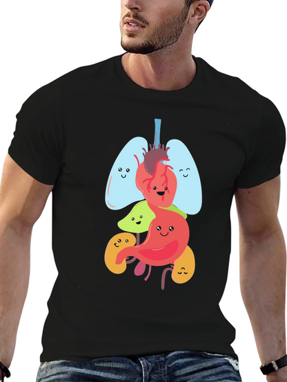 Anatomy Organs Graphic Novelty T-Shirt