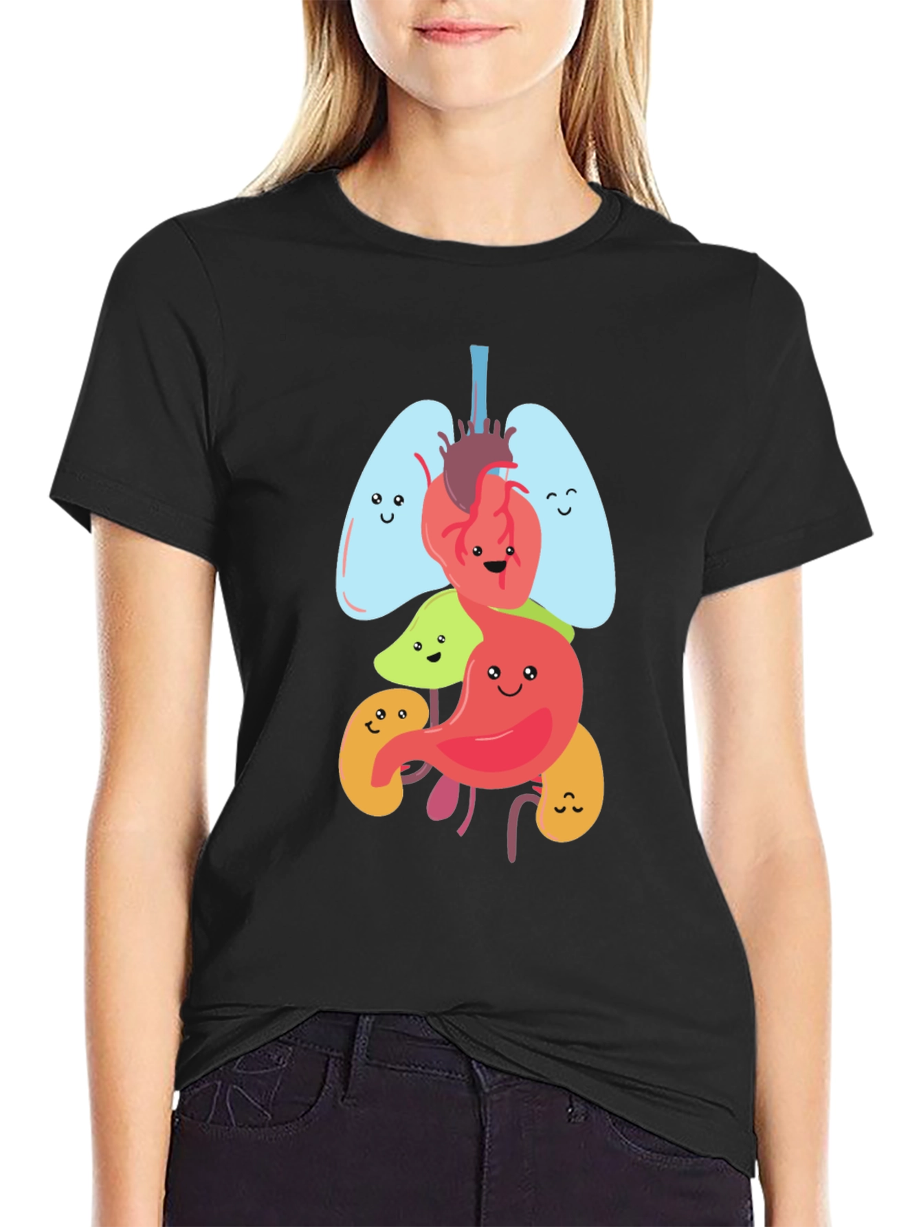 Anatomy Organs Graphic Novelty T-Shirt