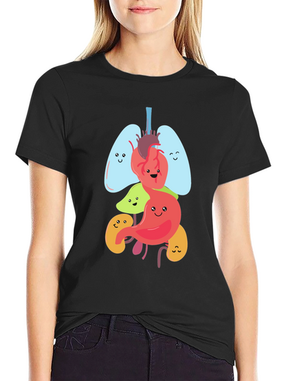 Anatomy Organs Graphic Novelty T-Shirt