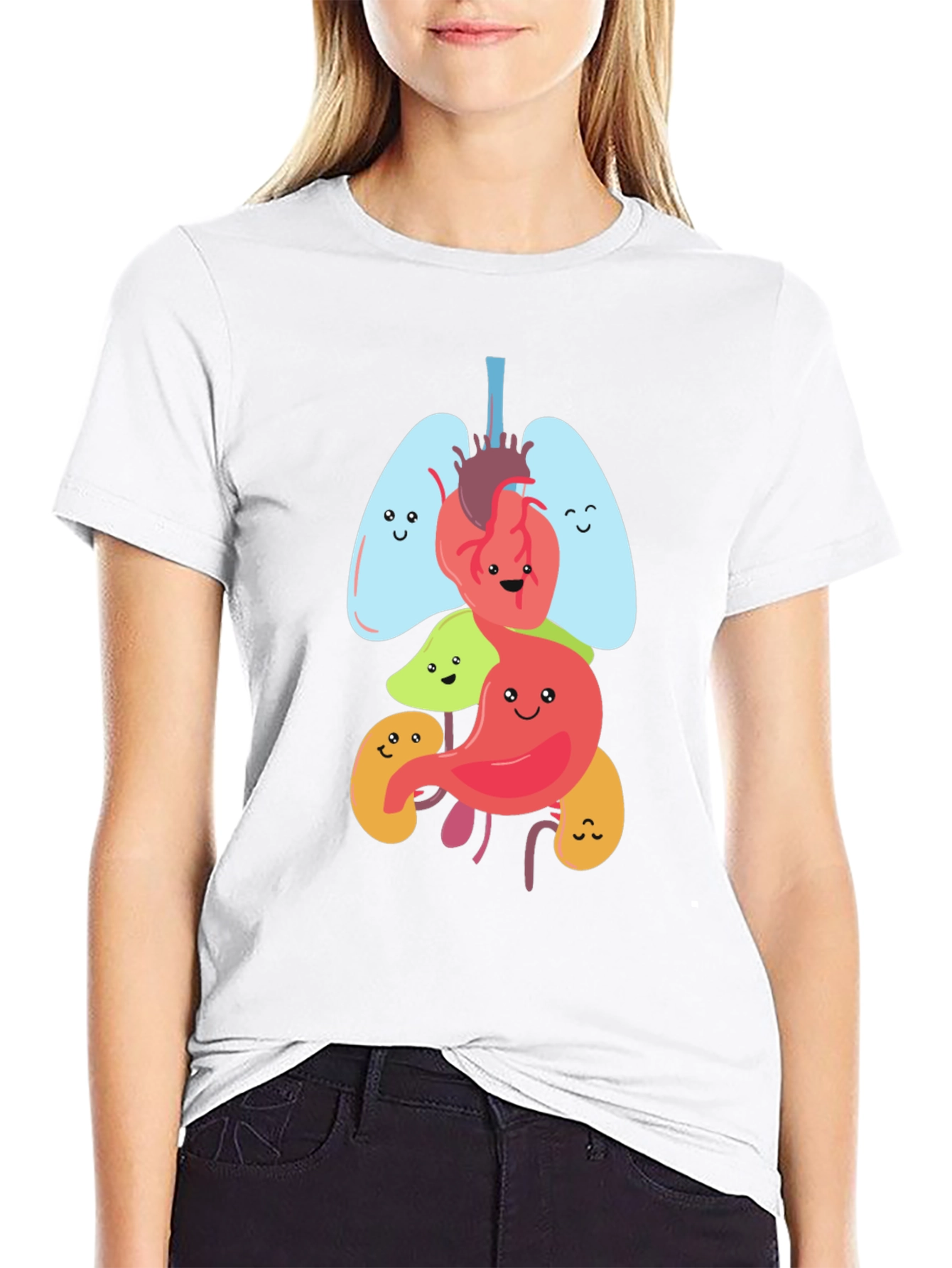 Anatomy Organs Graphic Novelty T-Shirt