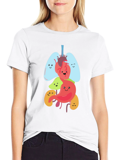 Anatomy Organs Graphic Novelty T-Shirt