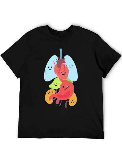 Anatomy Organs Graphic Novelty T-Shirt