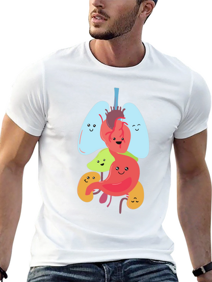 Anatomy Organs Graphic Novelty T-Shirt