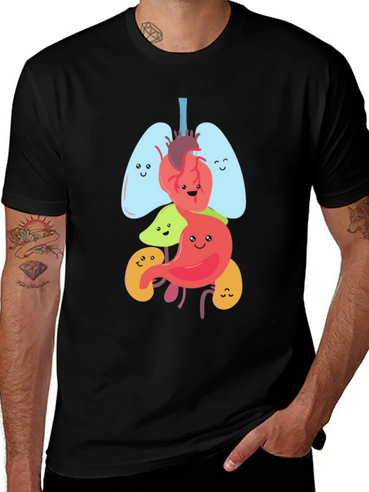 Anatomy Organs Graphic Novelty T-Shirt