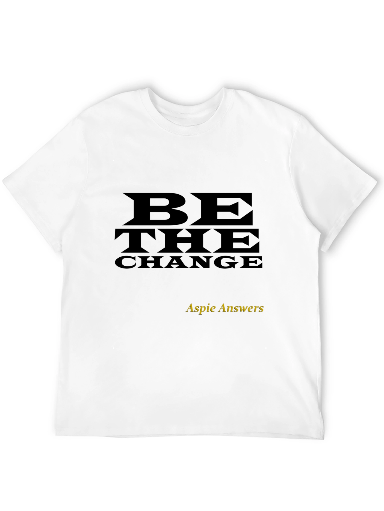 Be the Change Black Graphic Tee