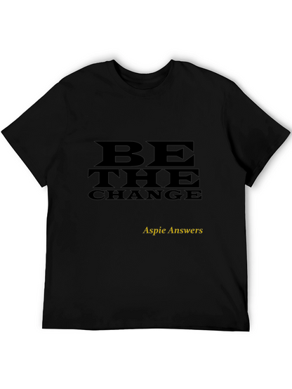 Be the Change Black Graphic Tee