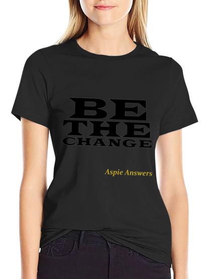Be the Change Black Graphic Tee
