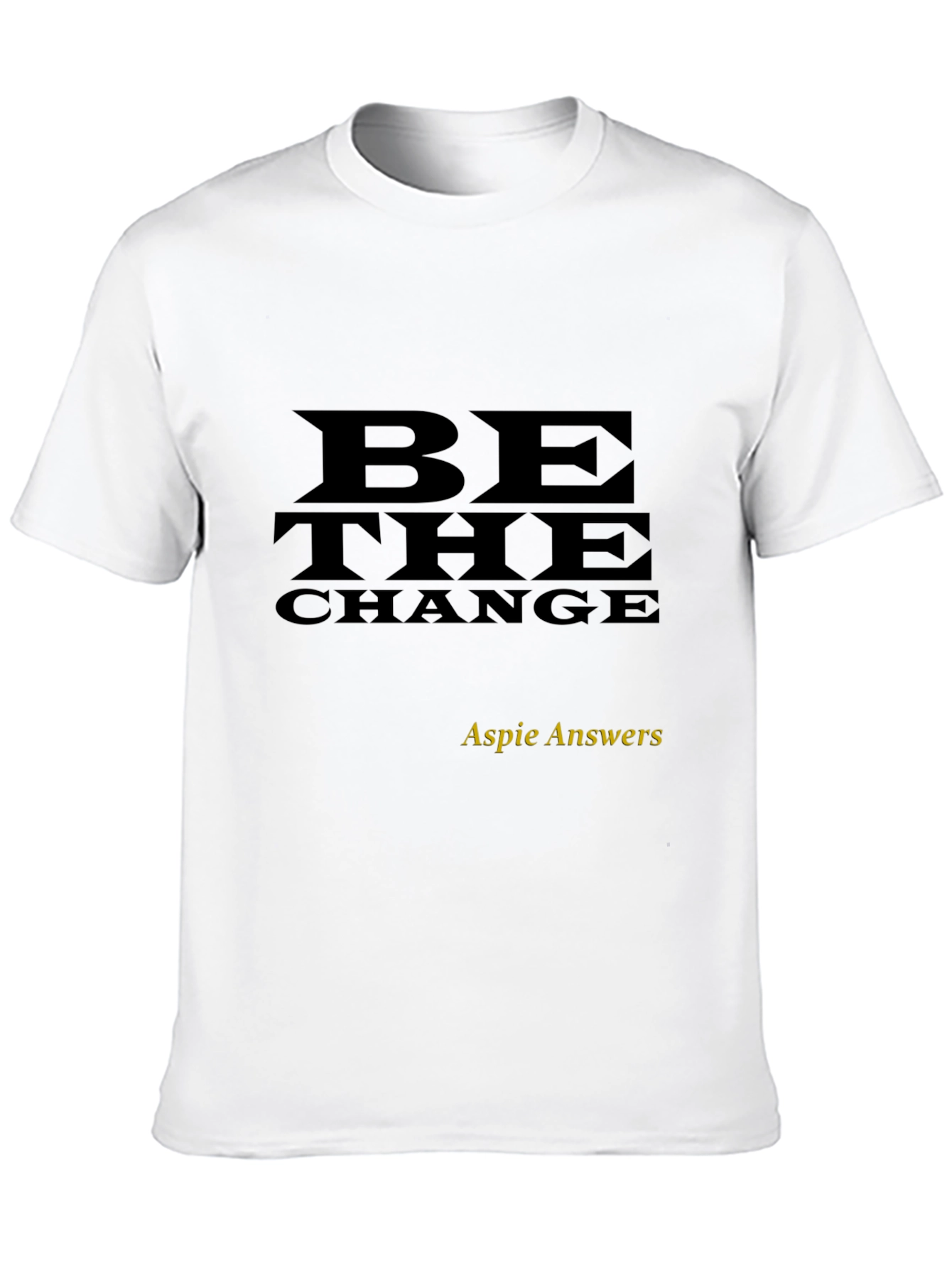 Be the Change Black Graphic Tee