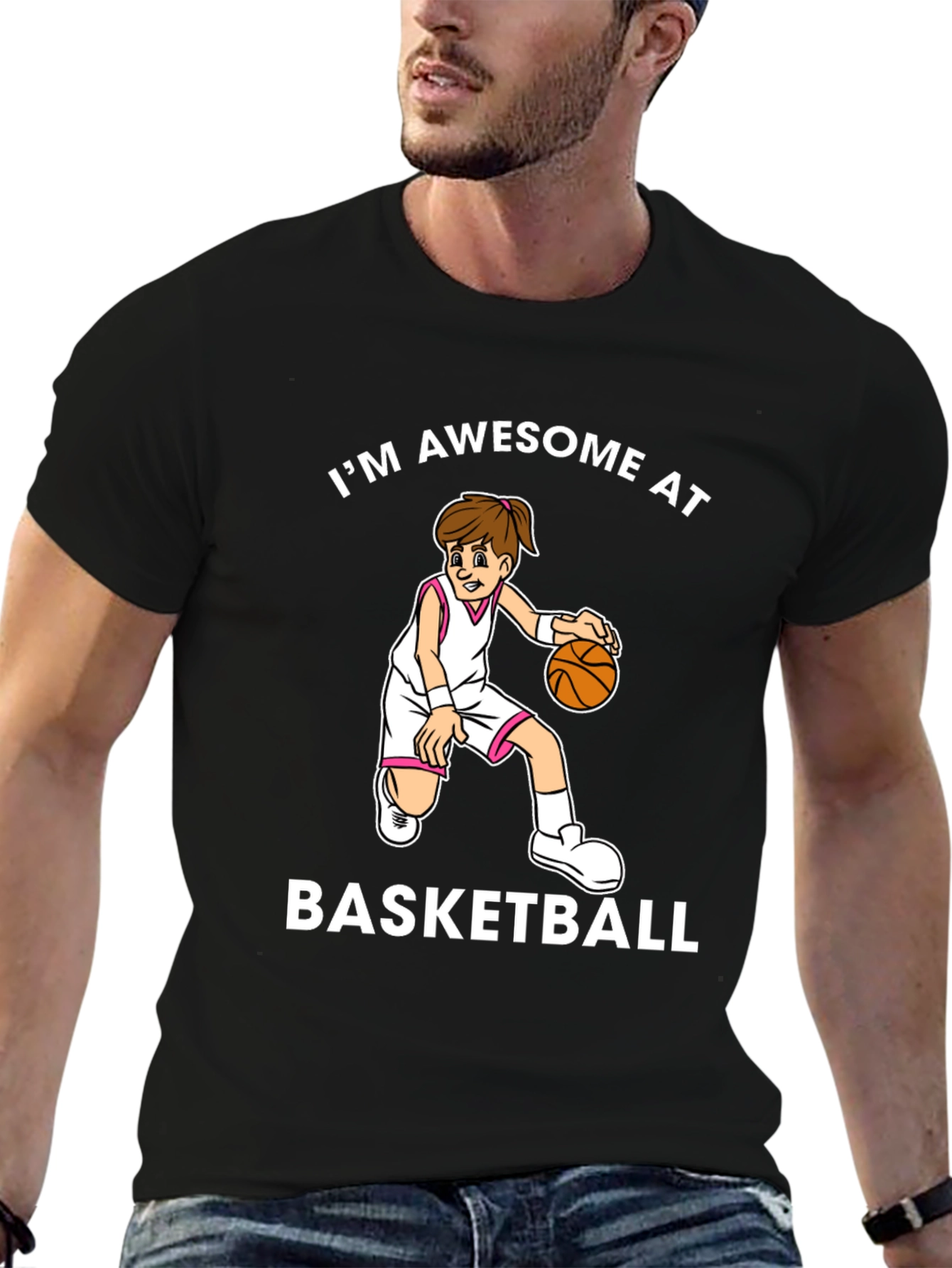 Awesome Basketball Graphic T-Shirt