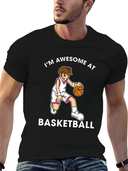 Awesome Basketball Graphic T-Shirt