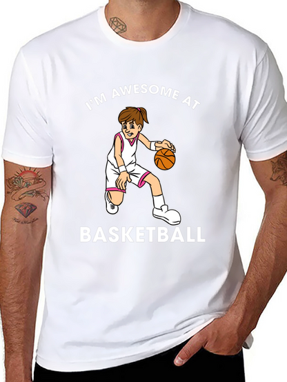 Awesome Basketball Graphic T-Shirt