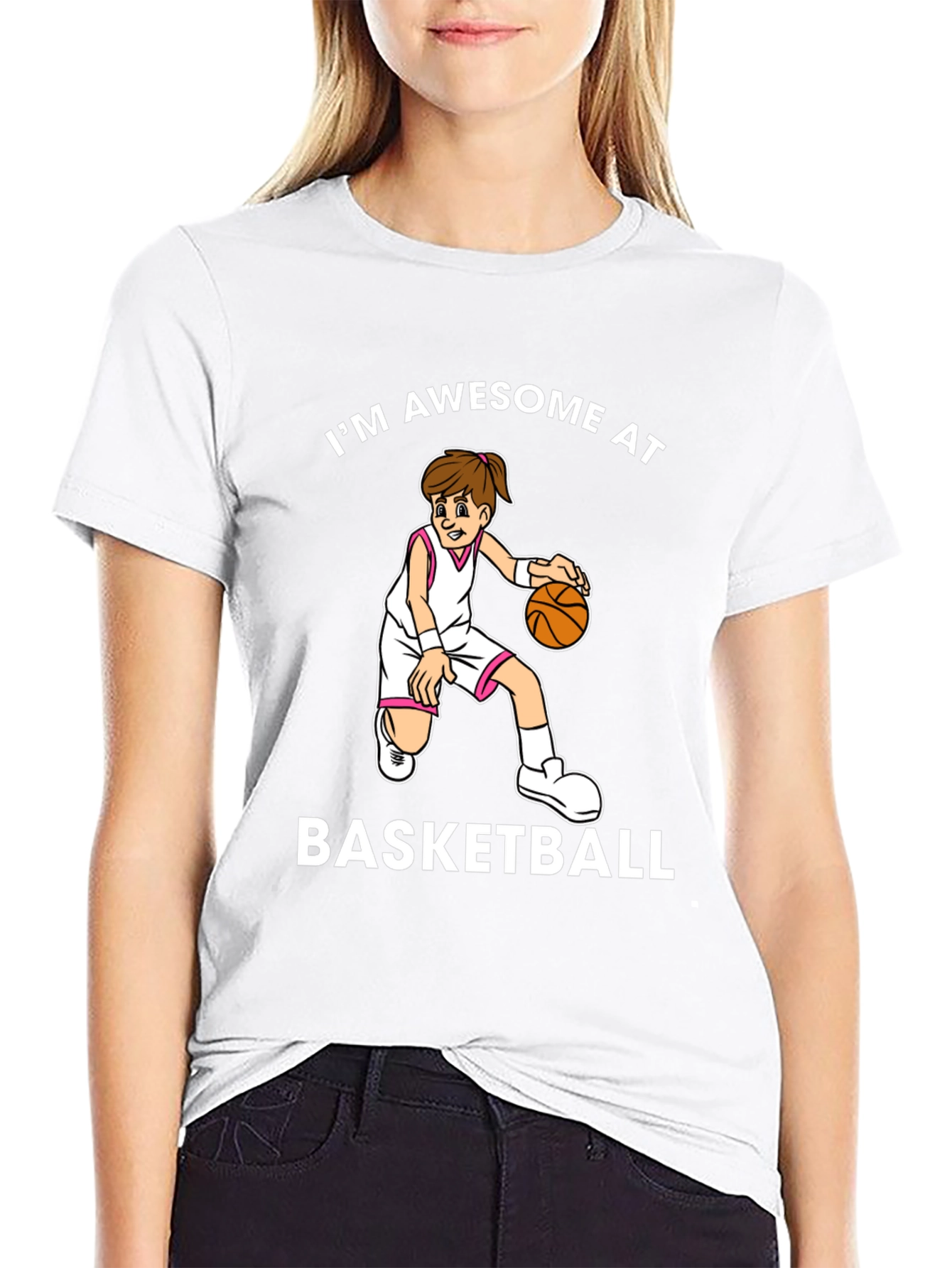 Awesome Basketball Graphic T-Shirt