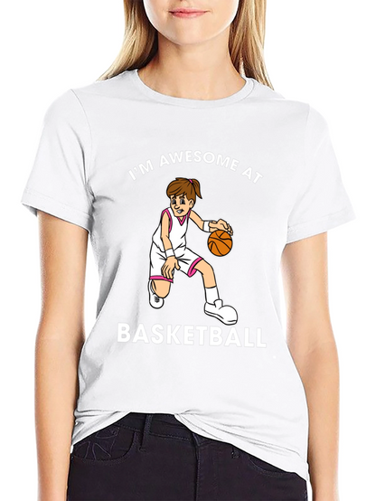 Awesome Basketball Graphic T-Shirt