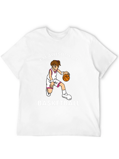 Awesome Basketball Graphic T-Shirt