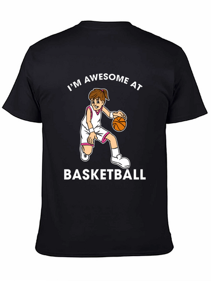 Awesome Basketball Graphic T-Shirt