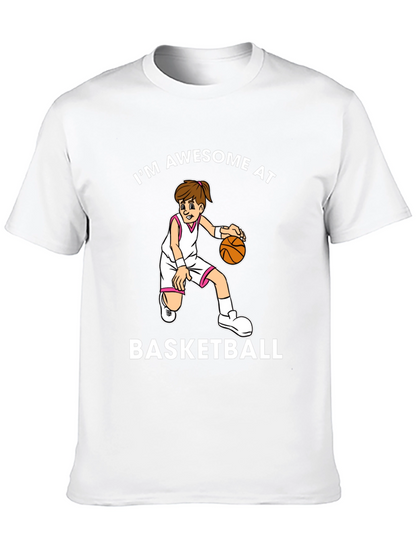 Awesome Basketball Graphic T-Shirt