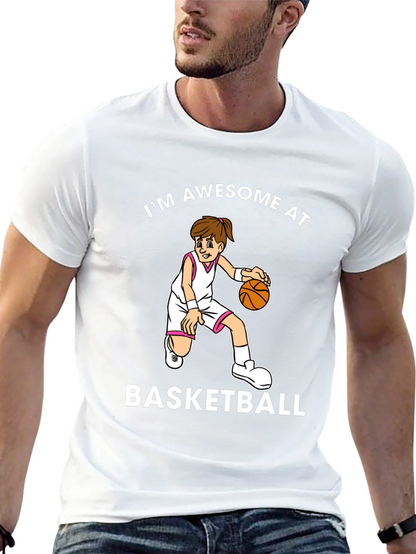 Awesome Basketball Graphic T-Shirt