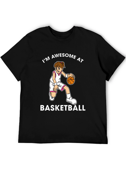 Awesome Basketball Graphic T-Shirt