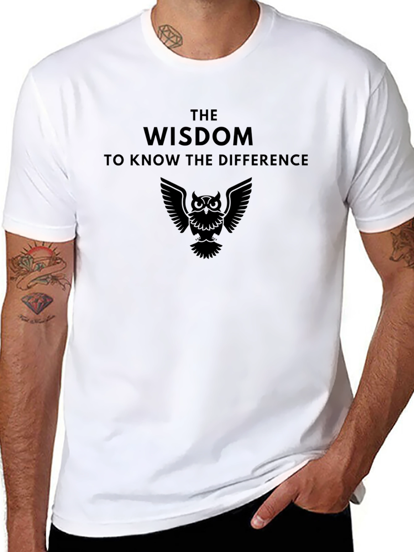 Wisdom Owl Graphic T-Shirt