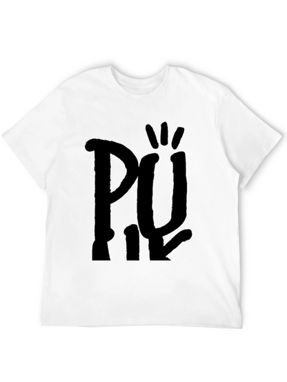 Black Graphic Tee - Unique Design