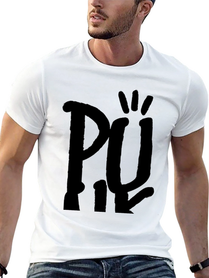 Black Graphic Tee - Unique Design