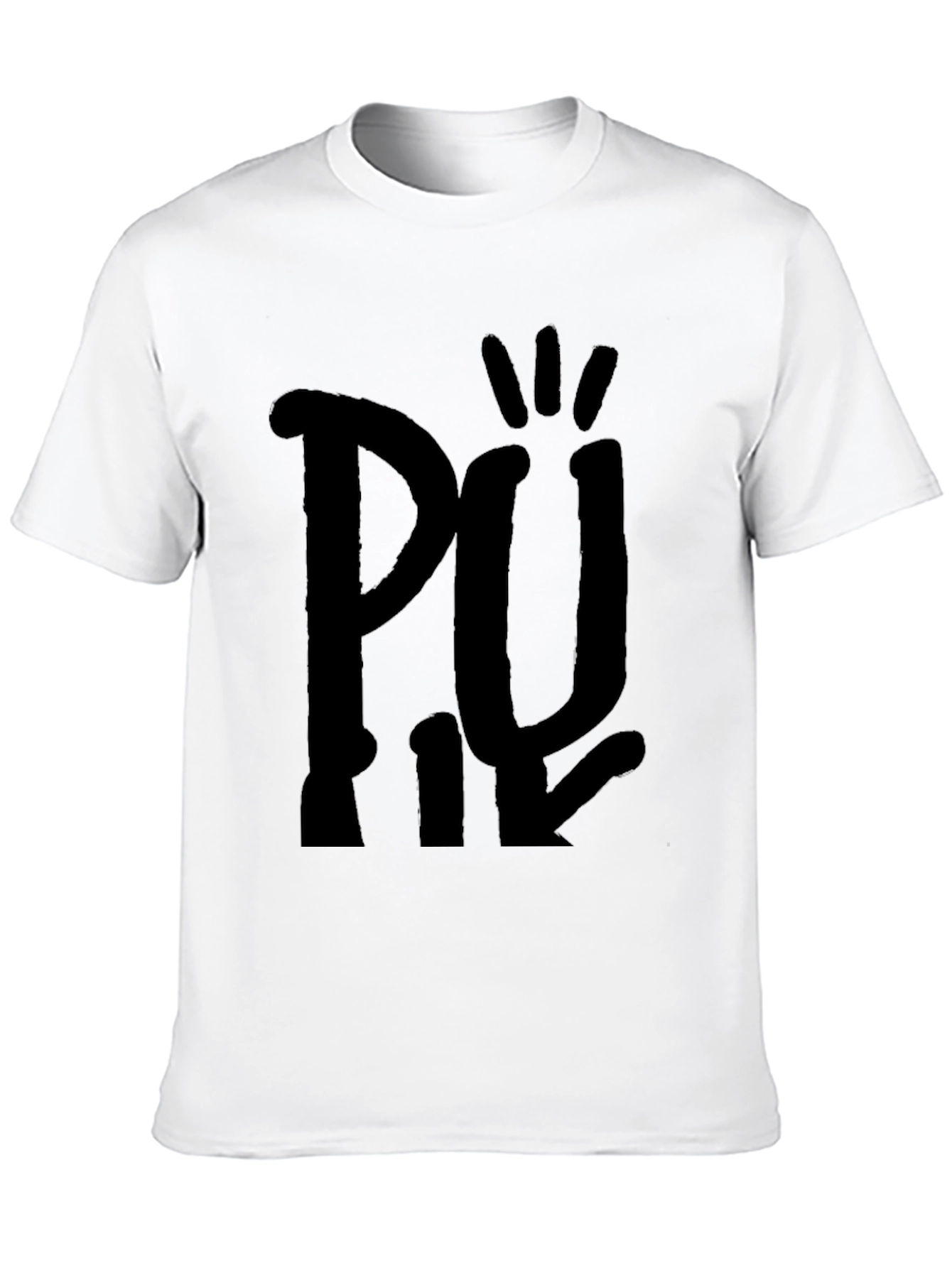 Black Graphic Tee - Unique Design