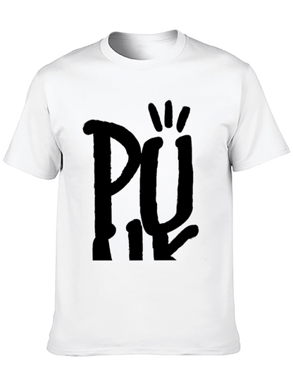 Black Graphic Tee - Unique Design