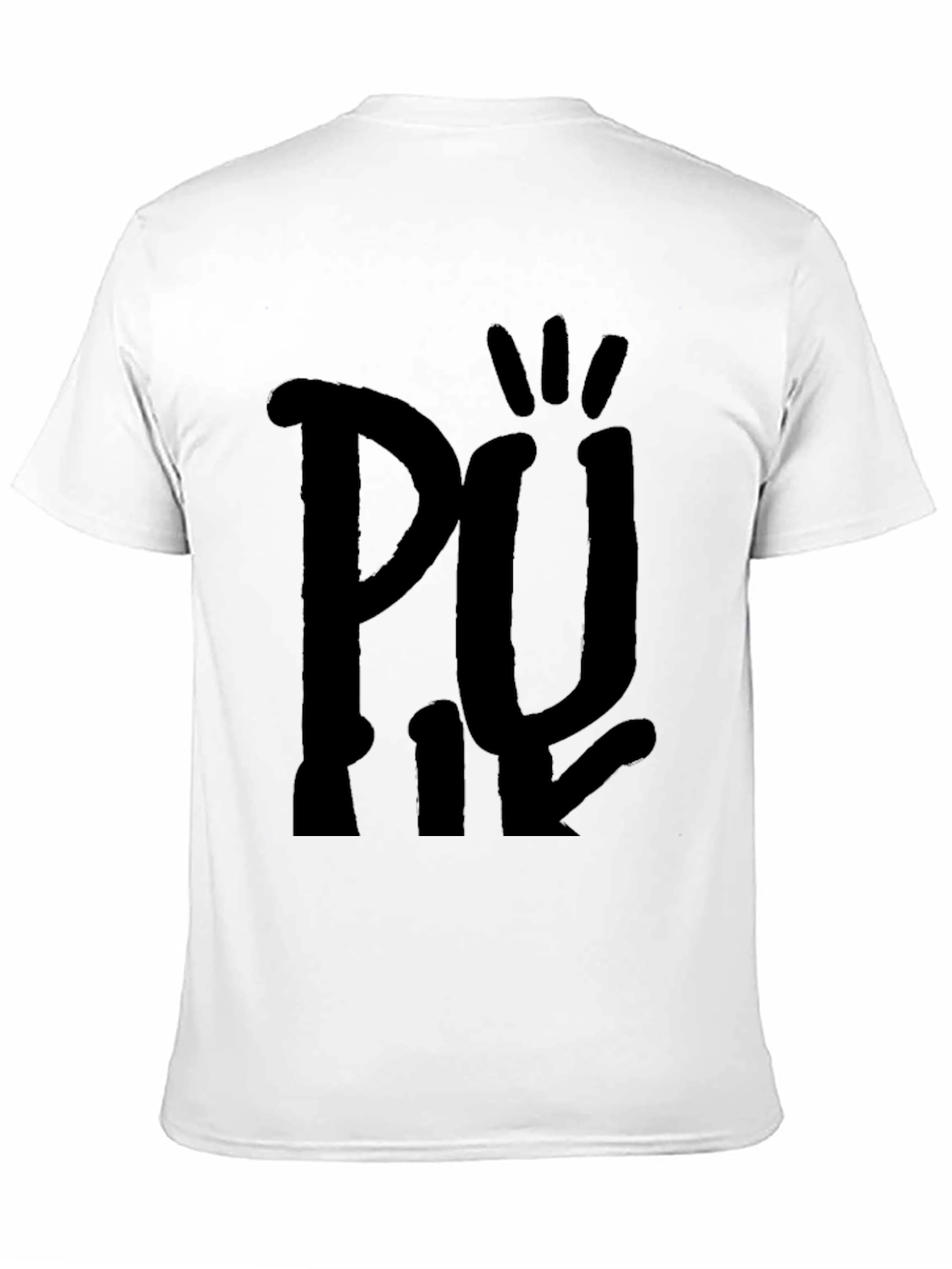 Black Graphic Tee - Unique Design