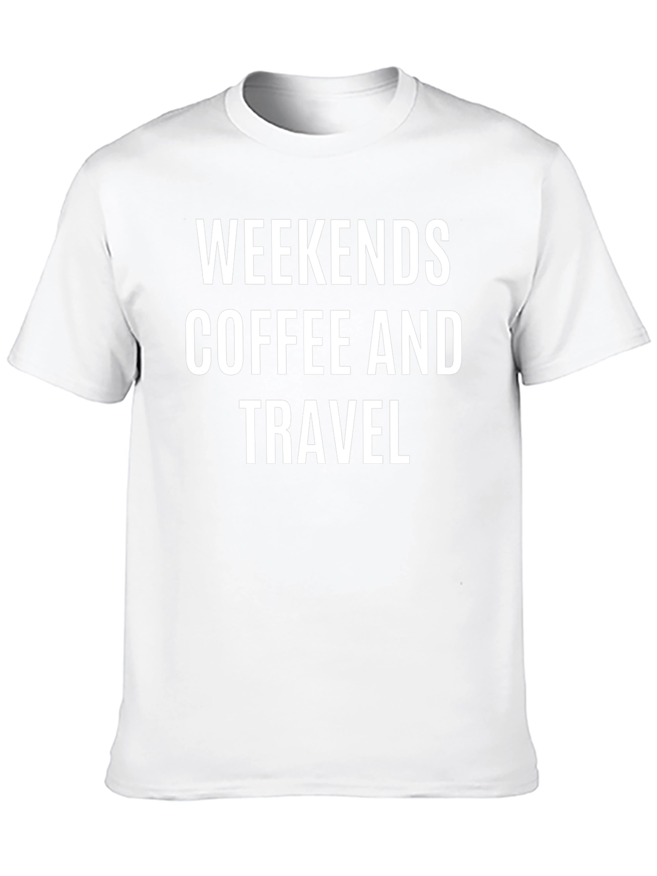 Weekends Coffee and Travel T-Shirt
