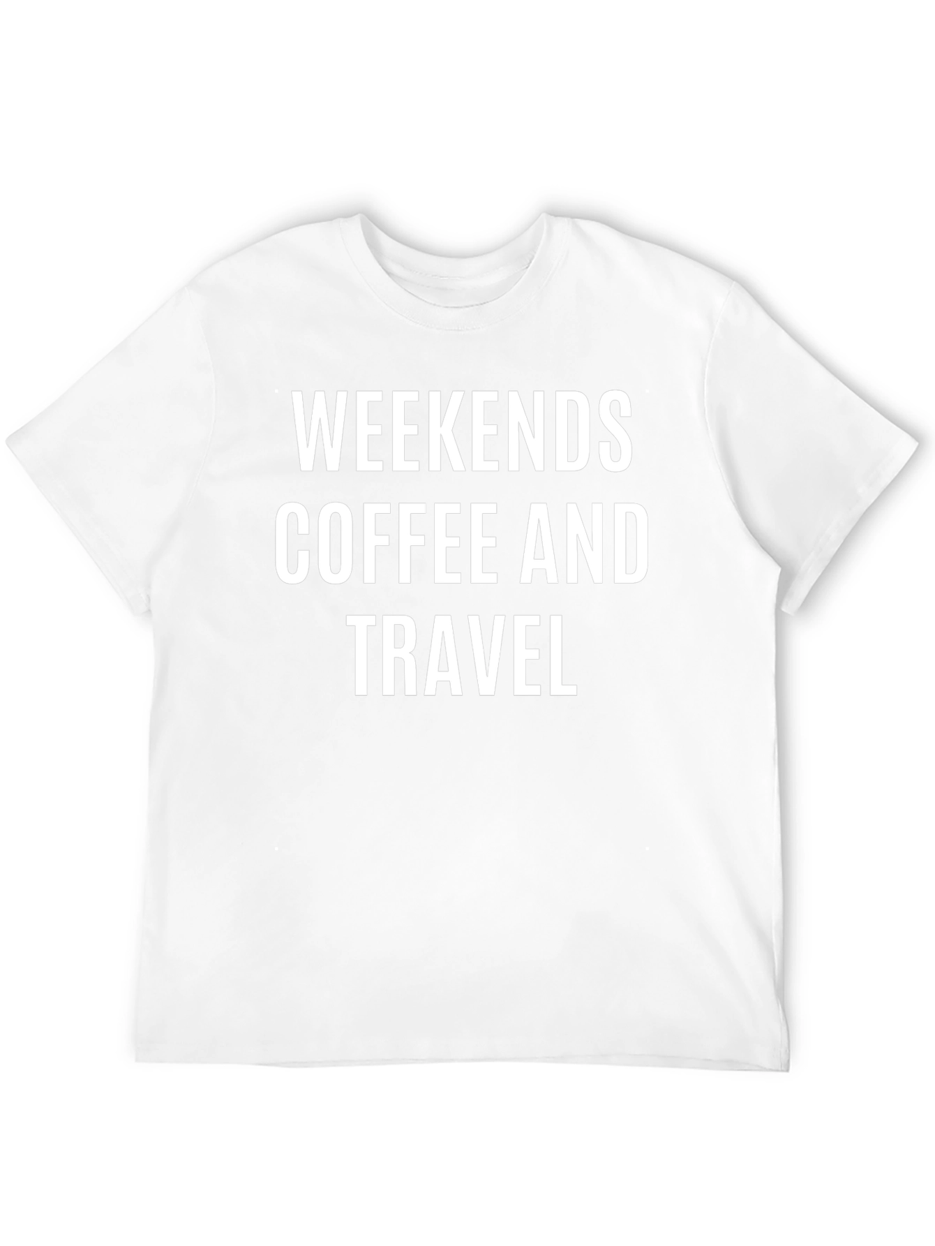 Weekends Coffee and Travel T-Shirt