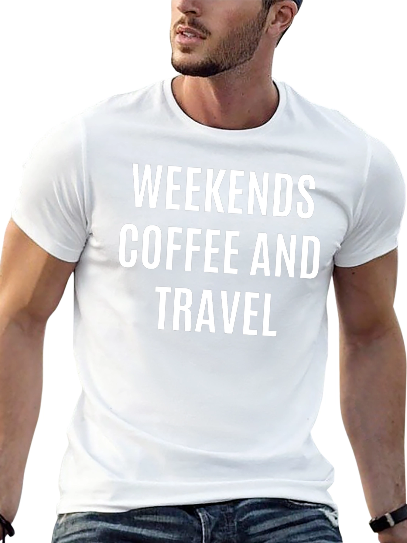 Weekends Coffee and Travel T-Shirt