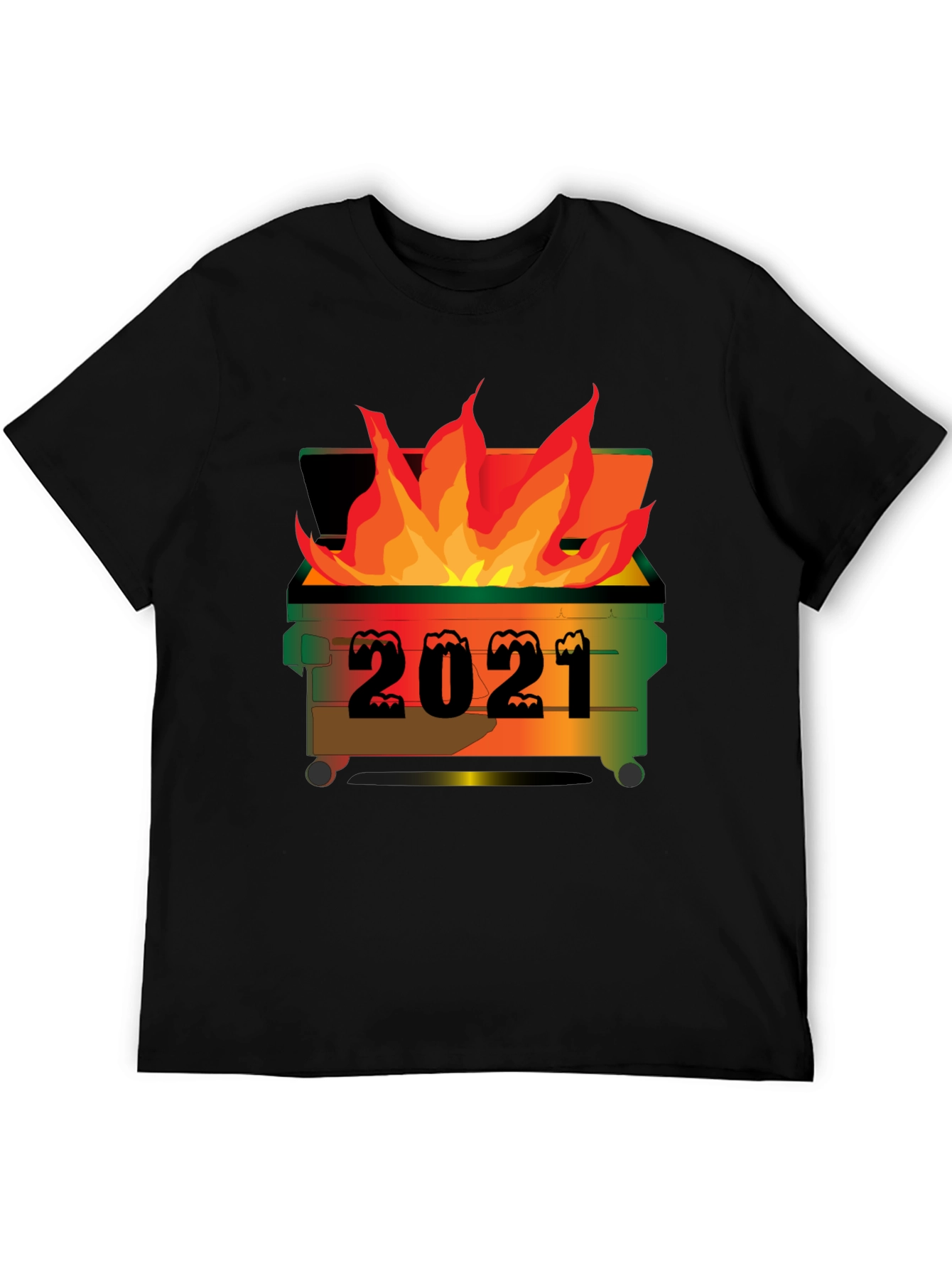 2021 Dumpster Fire Graphic T-Shirt
