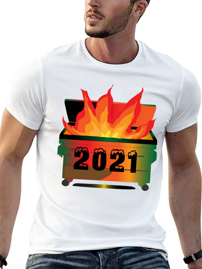 2021 Dumpster Fire Graphic T-Shirt