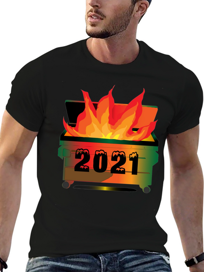 2021 Dumpster Fire Graphic T-Shirt
