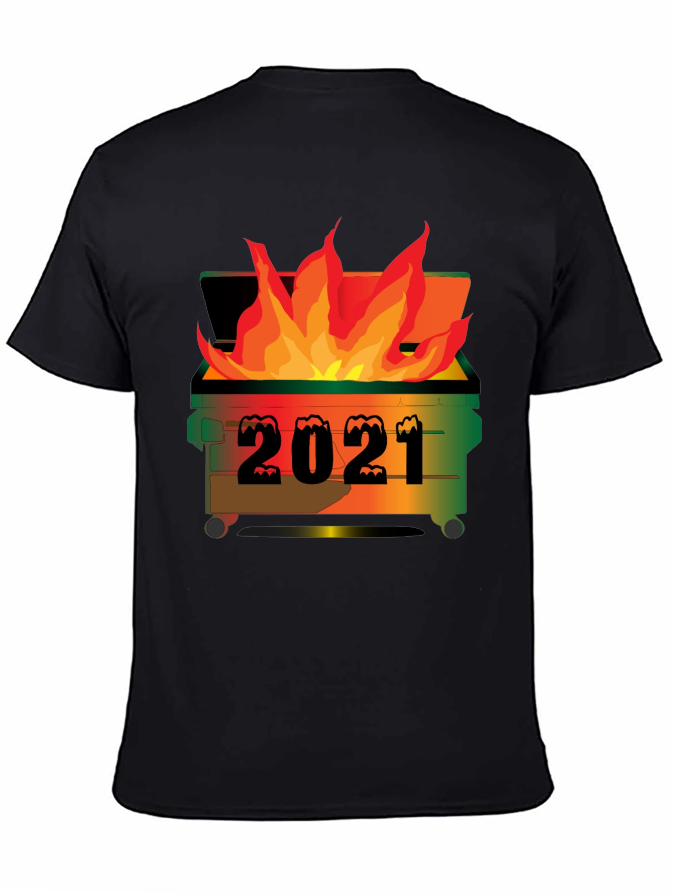 2021 Dumpster Fire Graphic T-Shirt