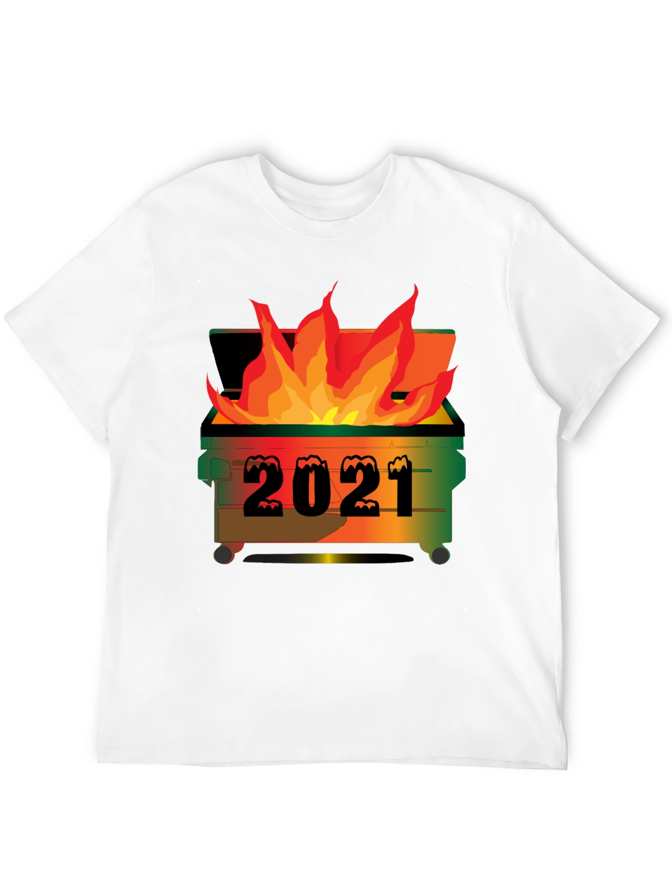 2021 Dumpster Fire Graphic T-Shirt