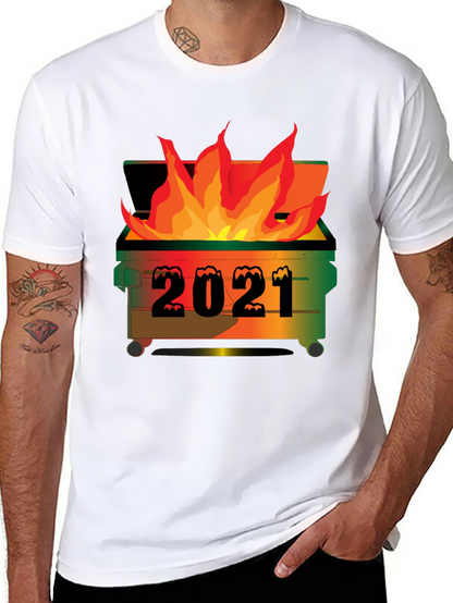 2021 Dumpster Fire Graphic T-Shirt