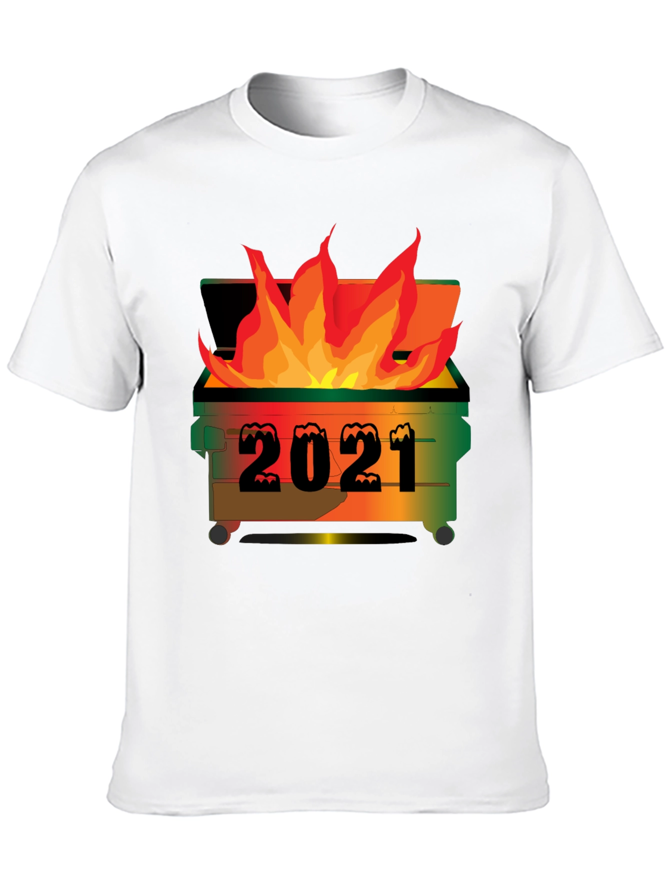 2021 Dumpster Fire Graphic T-Shirt