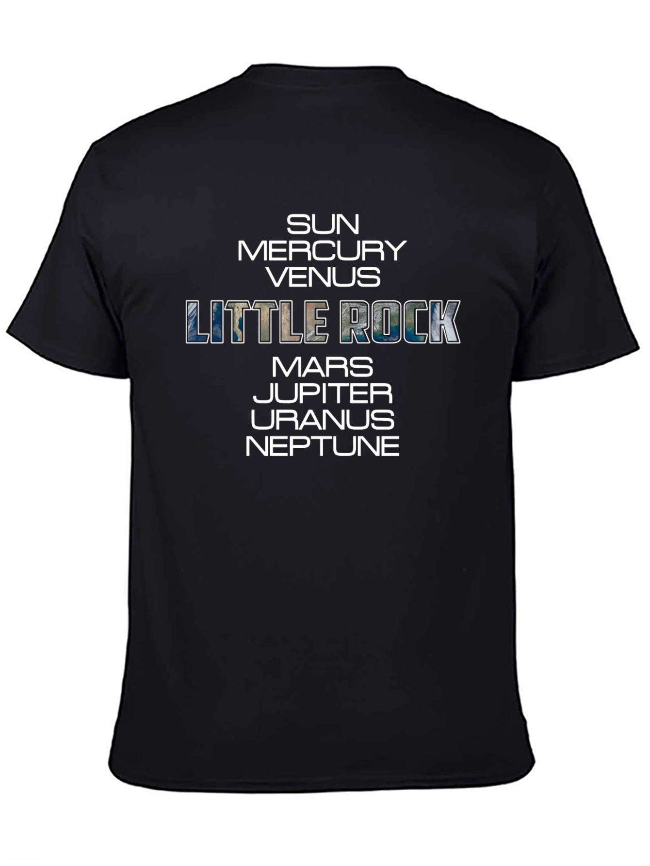 Little Rock Planets Graphic T-Shirt - Unisex