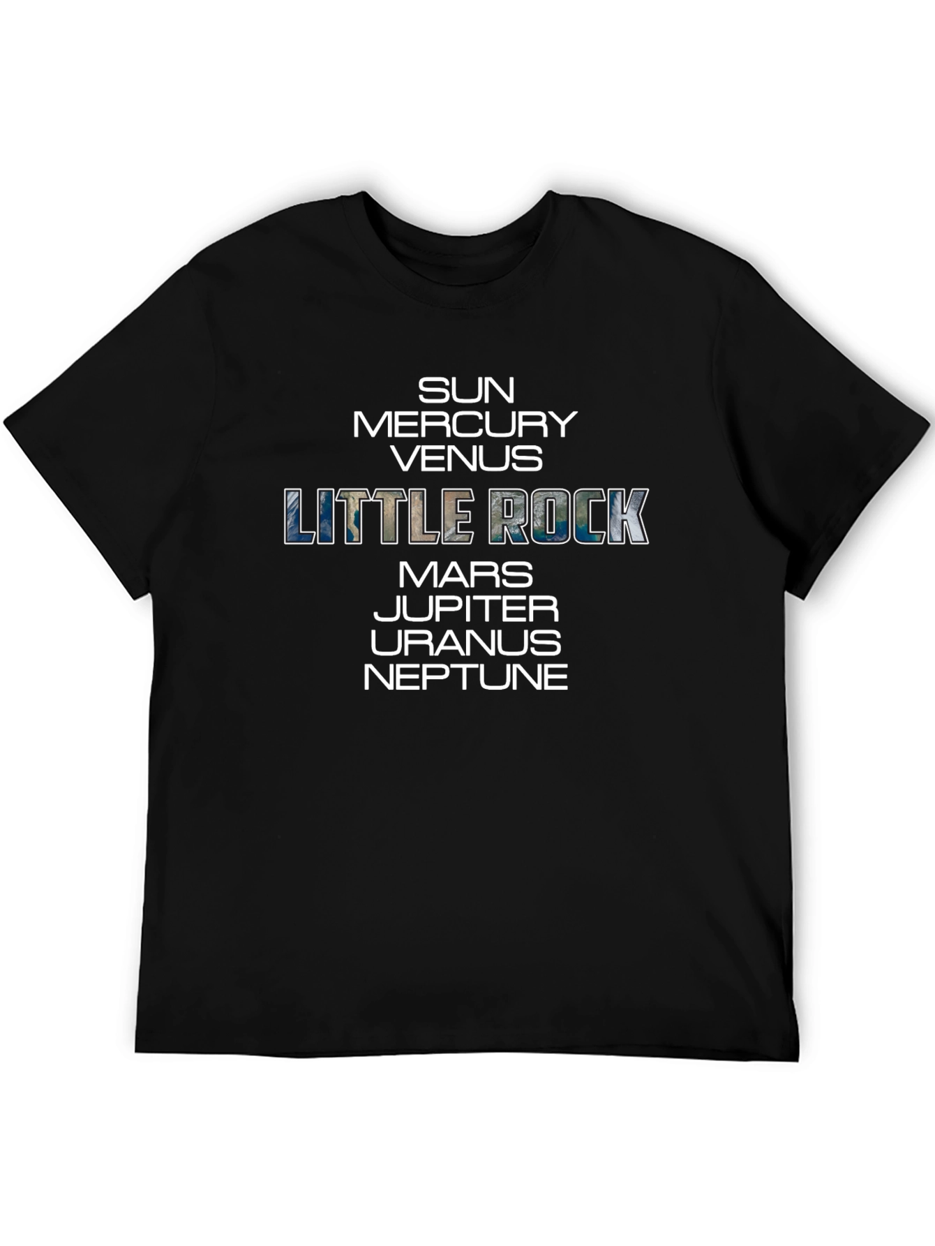 Little Rock Planets Graphic T-Shirt - Unisex