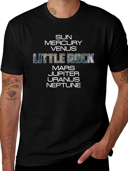 Little Rock Planets Graphic T-Shirt - Unisex