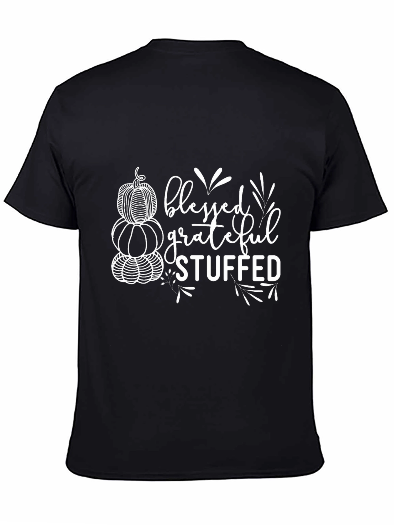 Blessed Grateful Stuffed Thanksgiving T-Shirt