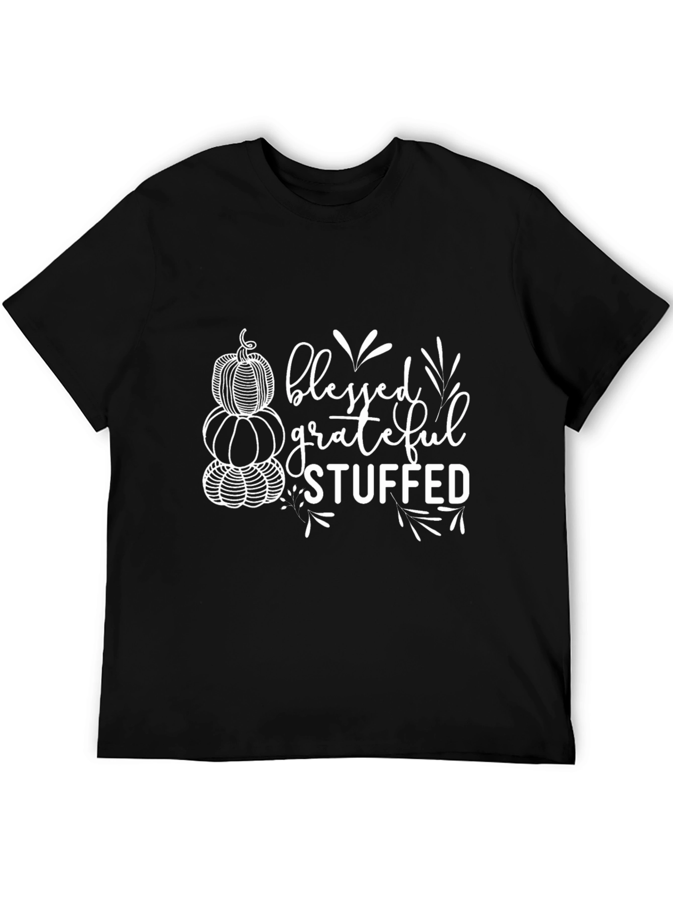 Blessed Grateful Stuffed Thanksgiving T-Shirt