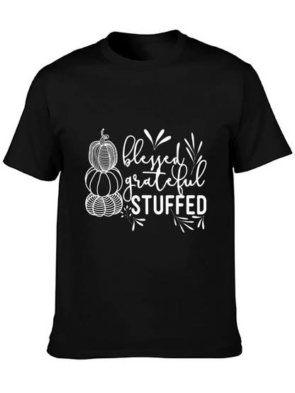 Blessed Grateful Stuffed Thanksgiving T-Shirt