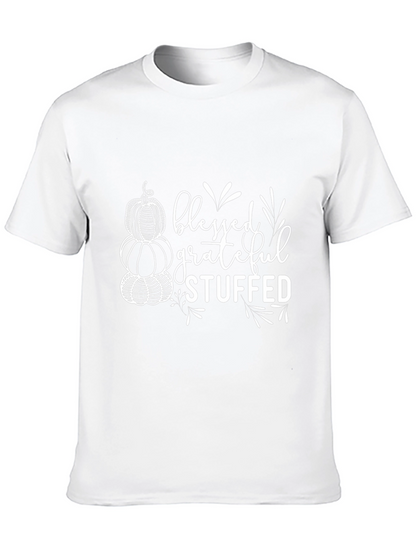 Blessed Grateful Stuffed Thanksgiving T-Shirt