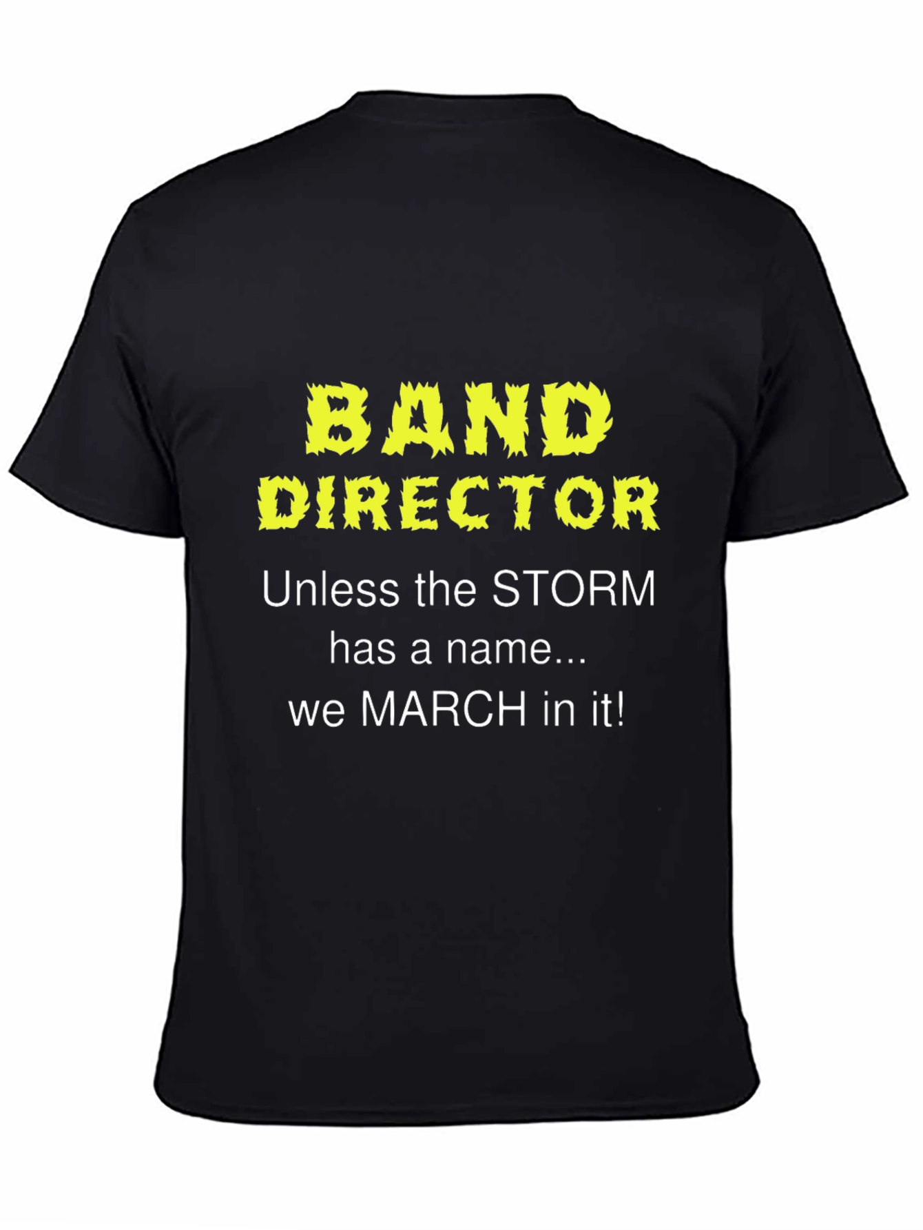 Band Director T-Shirt: March in Any Storm!